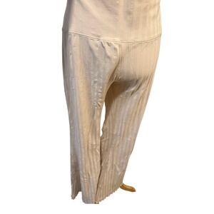 Offline by Aerie Ribbed Wide Leg Lounge Pants Cream XL TG